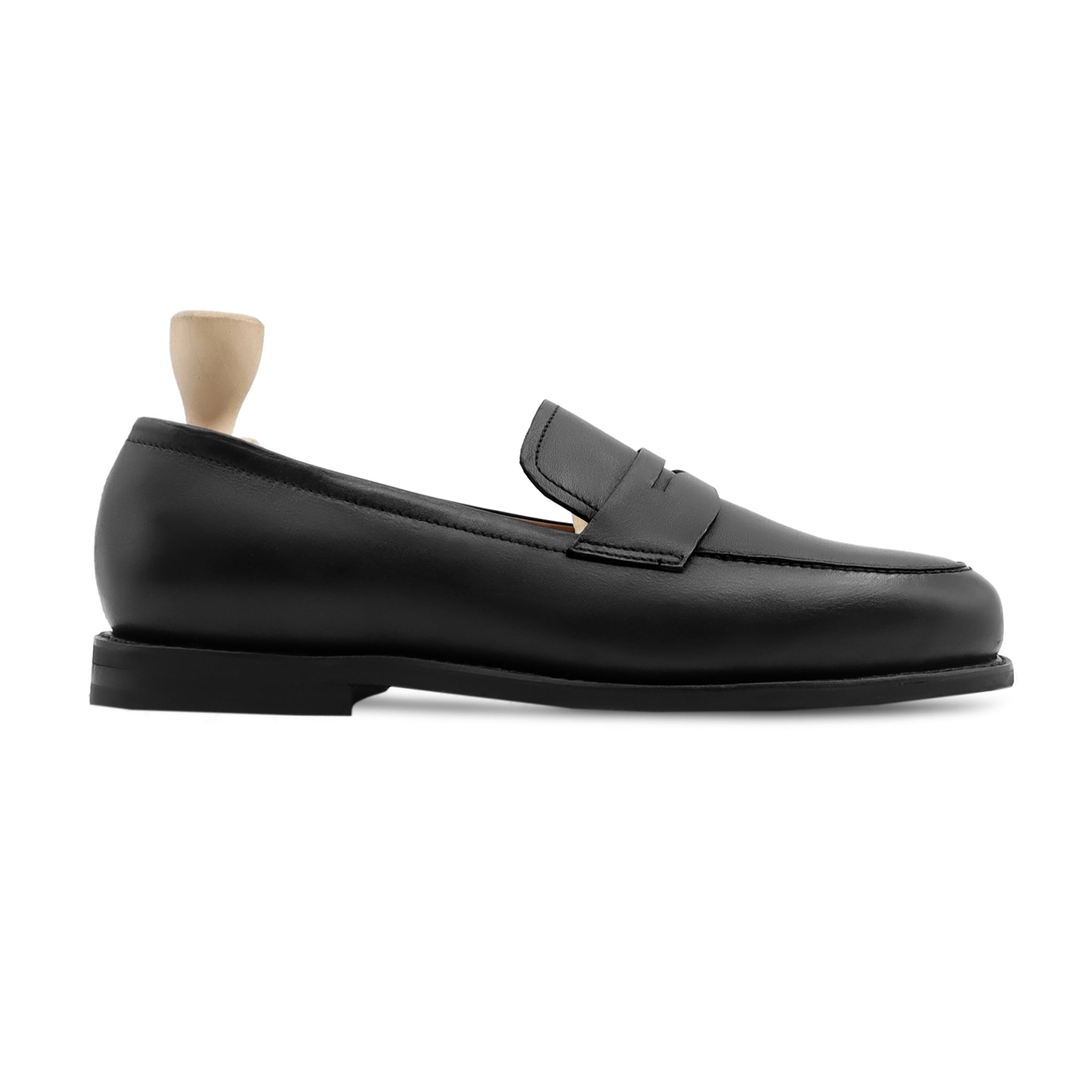 Sicilom - Men's Black Calf Leather Loafer - Goodyear Welted