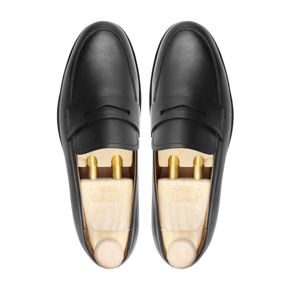 Sicilom - Men's Black Calf Leather Loafer - Goodyear Welted