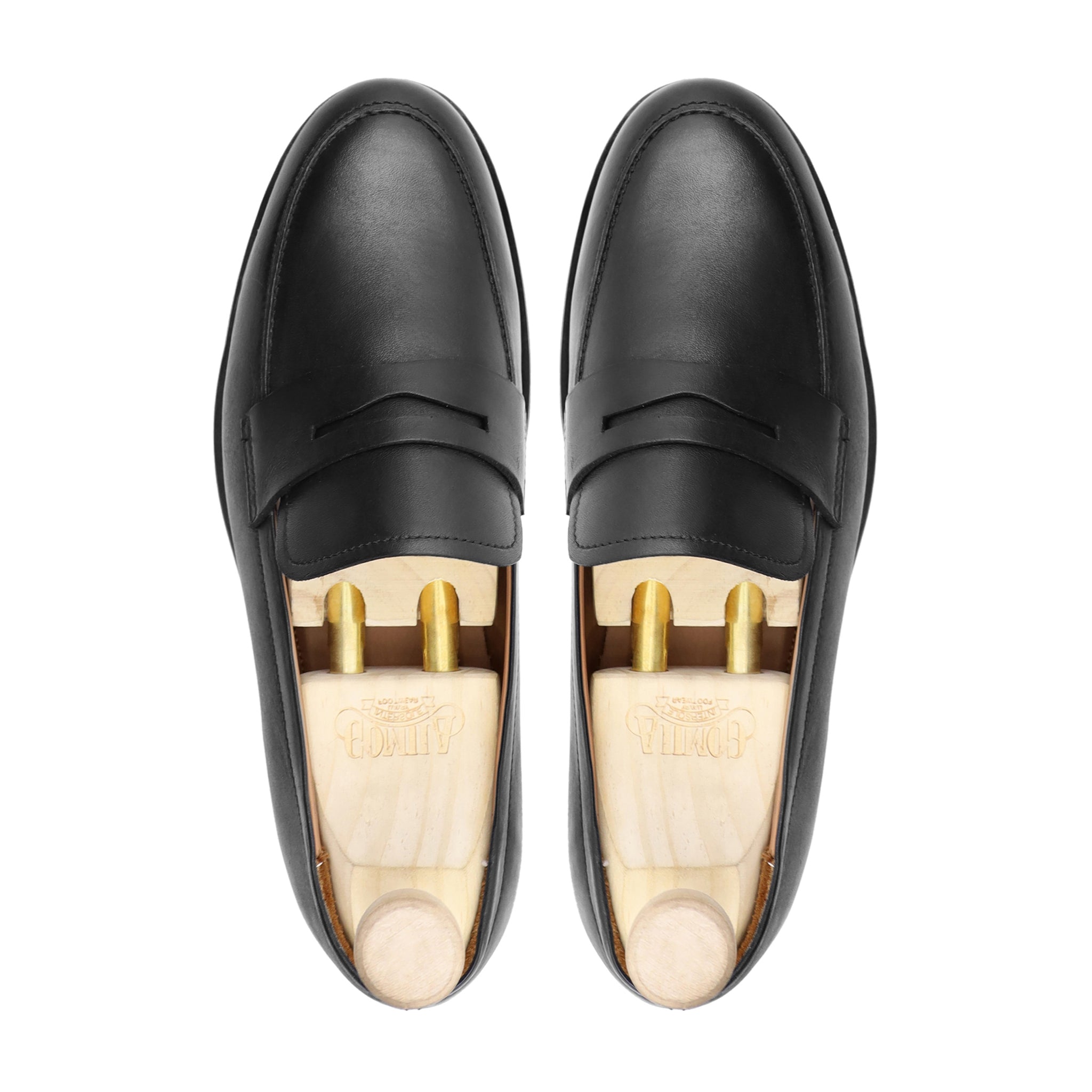 Sicilom - Men's Black Calf Leather Loafer - Goodyear Welted