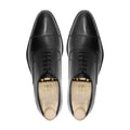 Tawus - Men's Black Box Leather High Shine Oxford Shoe - Goodyear Welted