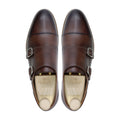 Tehran - Men's Brown Patina Calf Leather Double Monkstrap