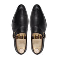 Minami - Men's Black Calf Leather Single Monkstrap