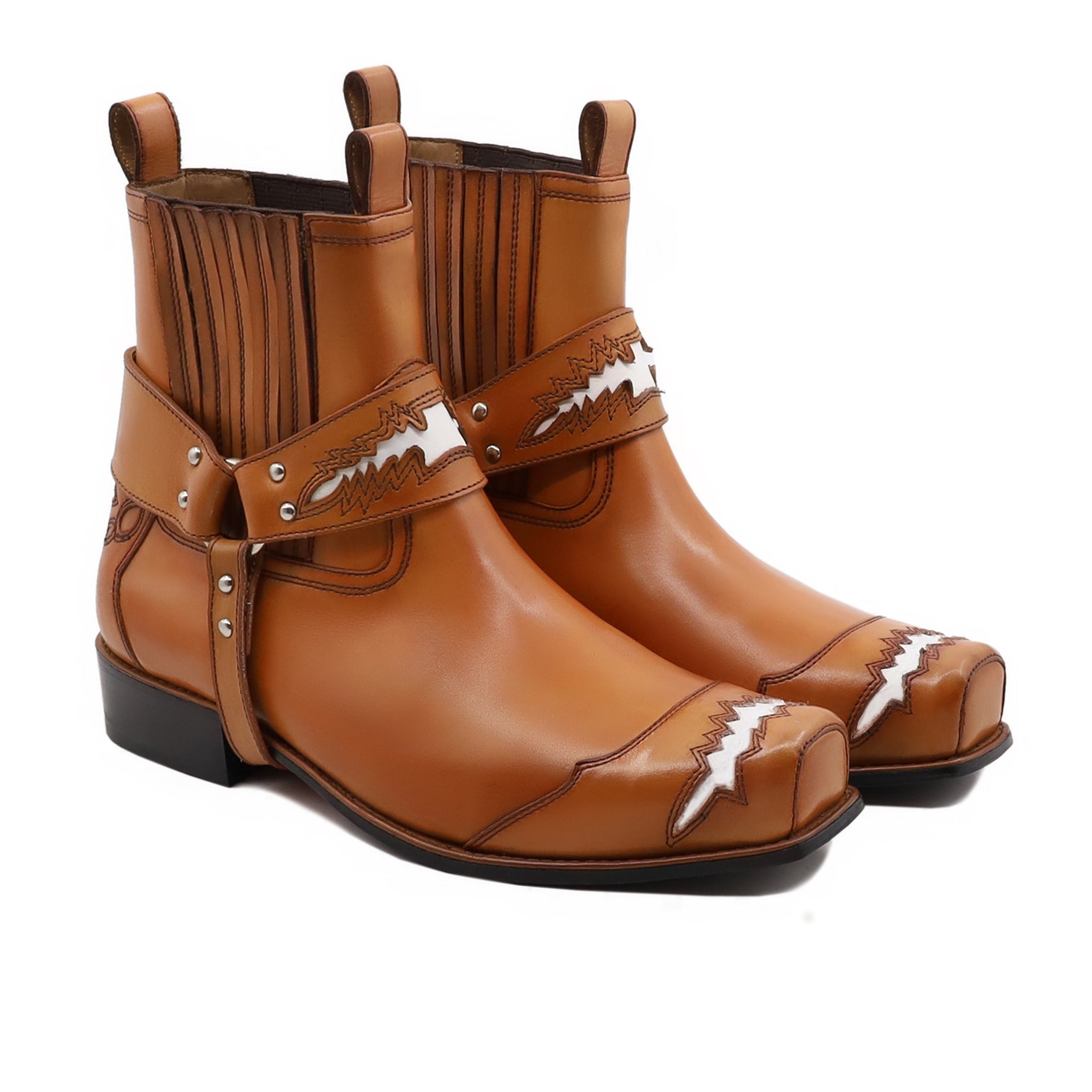 Swazi - Men's Tan Calf Leather Jodhpur Boot