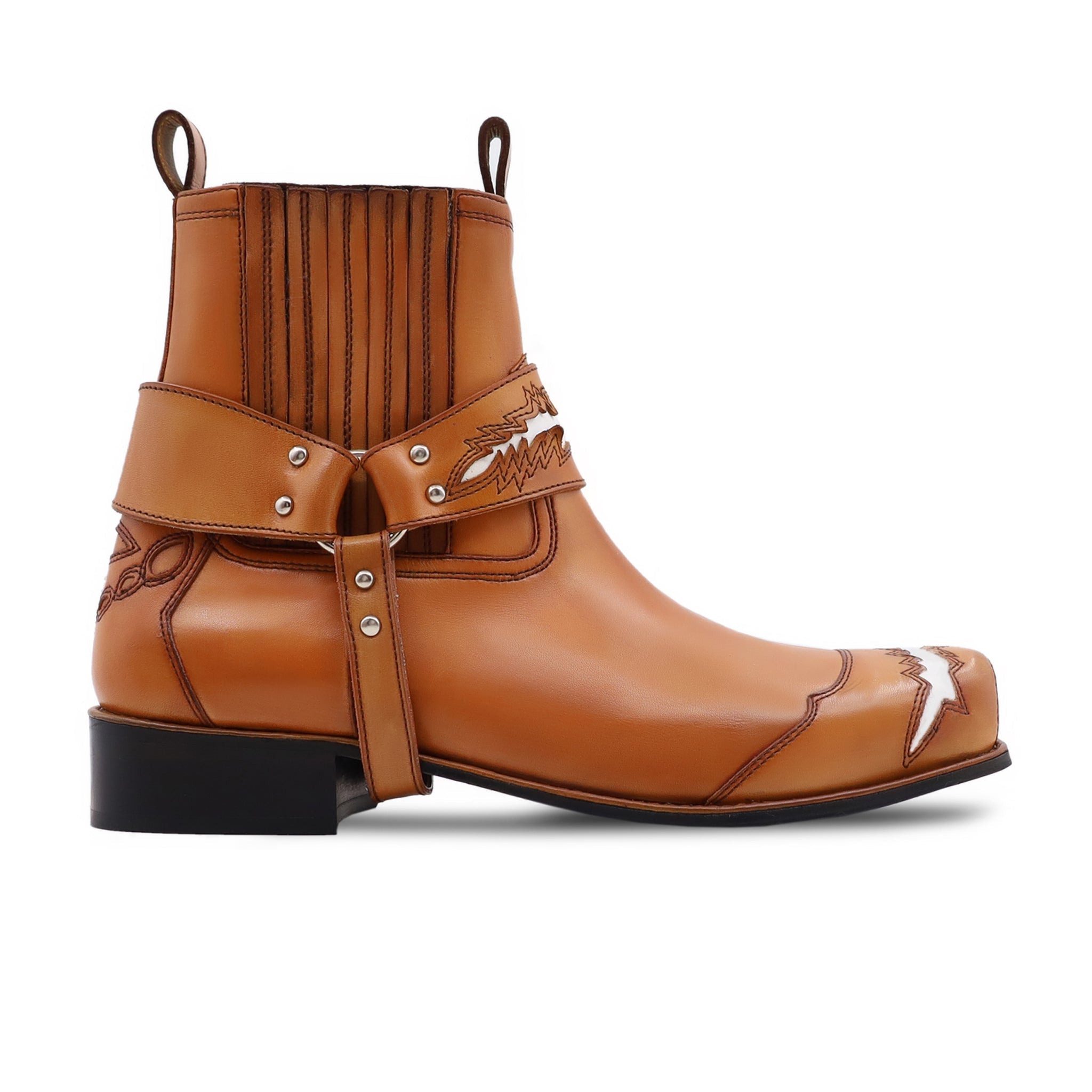 Swazi - Men's Tan Calf Leather Jodhpur Boot