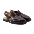 Cherie - Men's Dark Brown Calf Leather Sandal