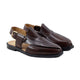 Cherie - Men's Dark Brown Calf Leather Sandal