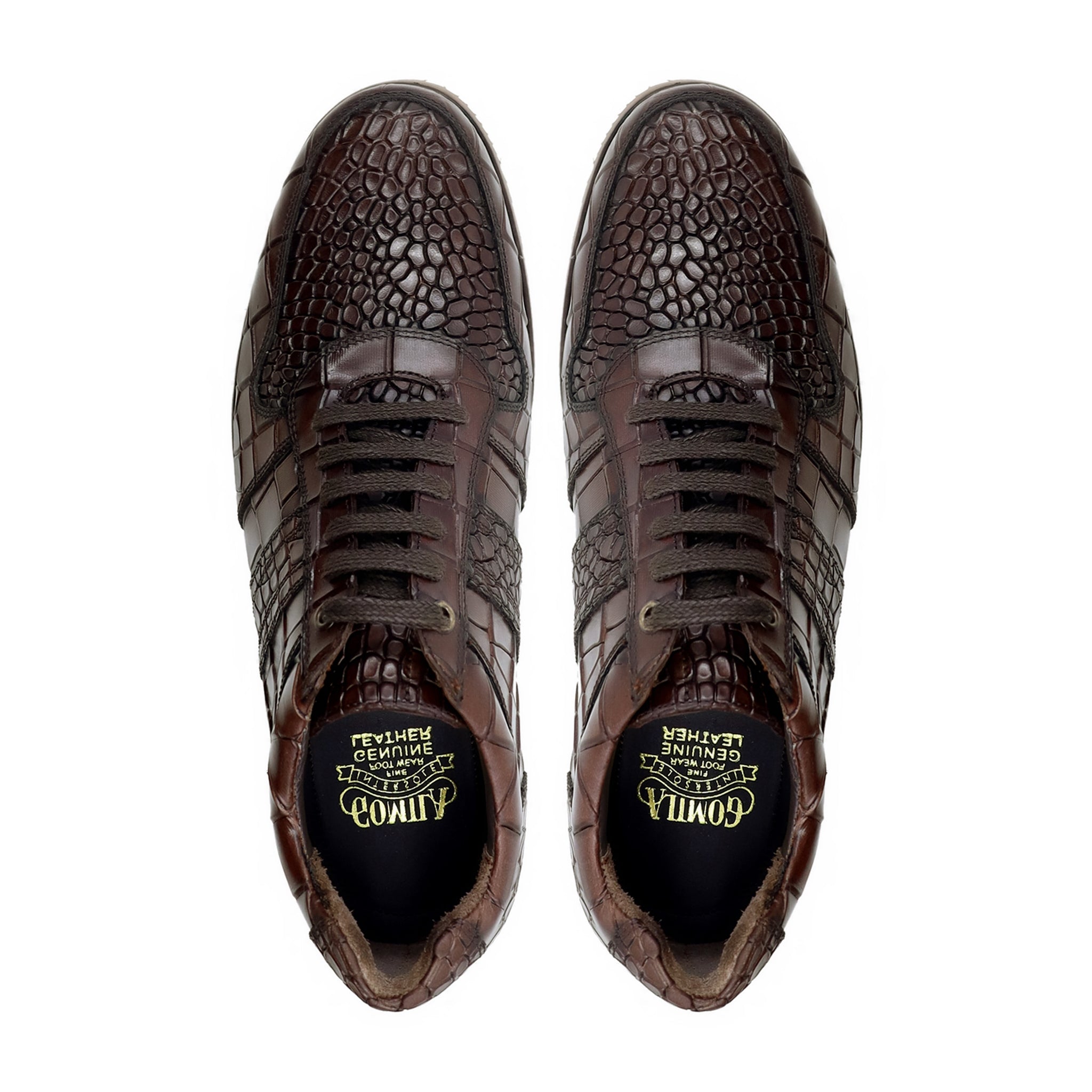 Langfoss - Men's Dark Brown Calf Leather Jogger