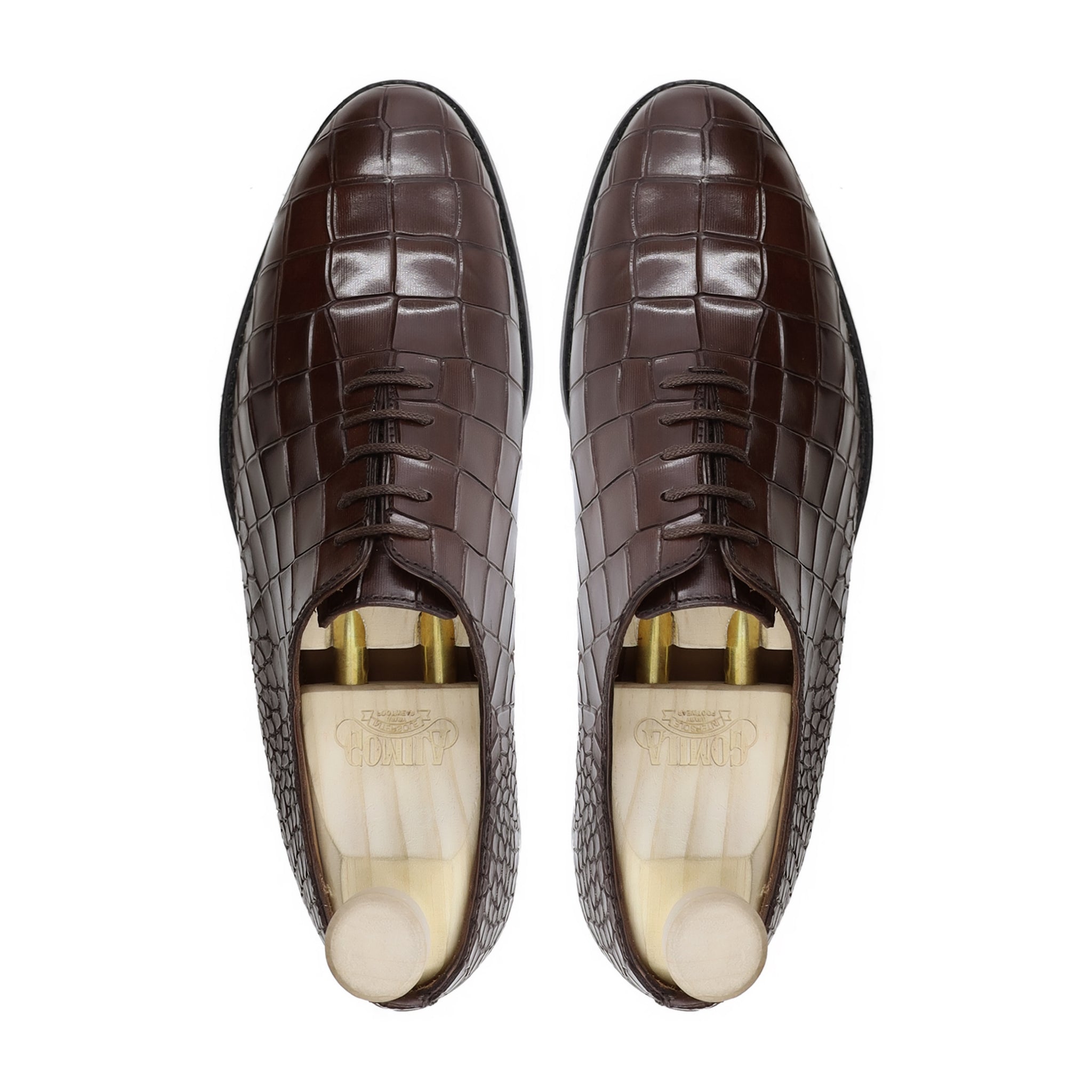 Swat - Men's Dark Brown Calf Leather Wholecut Shoe
