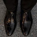 Ingram - Men's Black Patent Leather Oxford Shoe