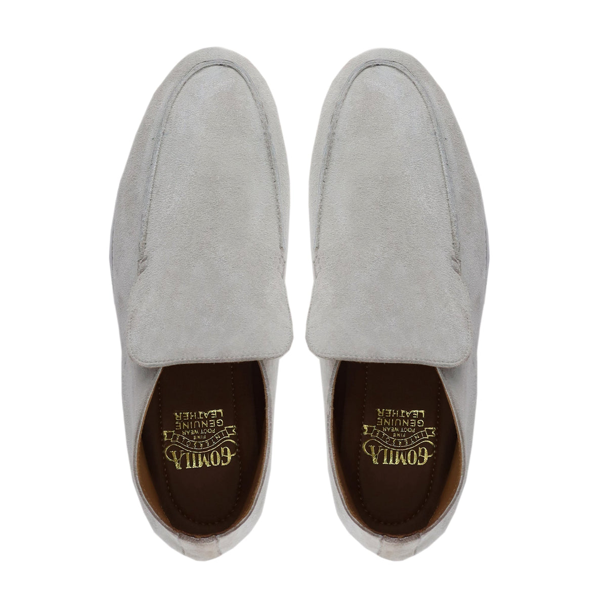 Sinestro - Men's Steek Grey Kid Suede Loafer
