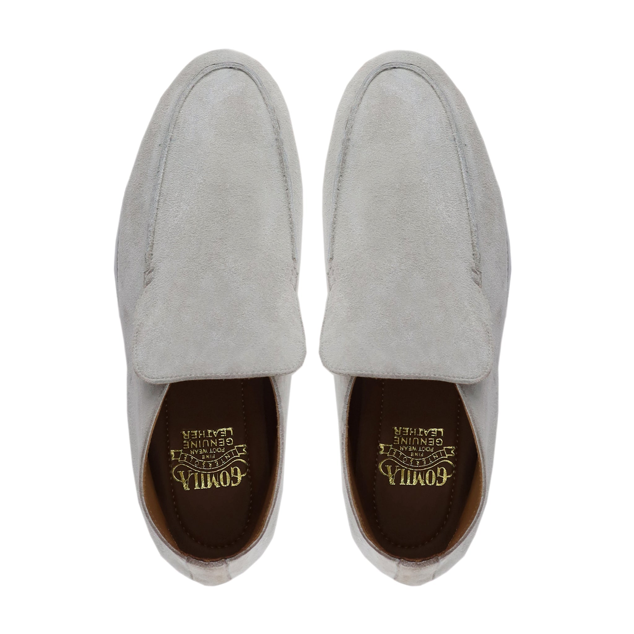 Sinestro - Men's Steek Grey Kid Suede Loafer