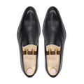 Guazro - Men's Black Calf Leather Loafer