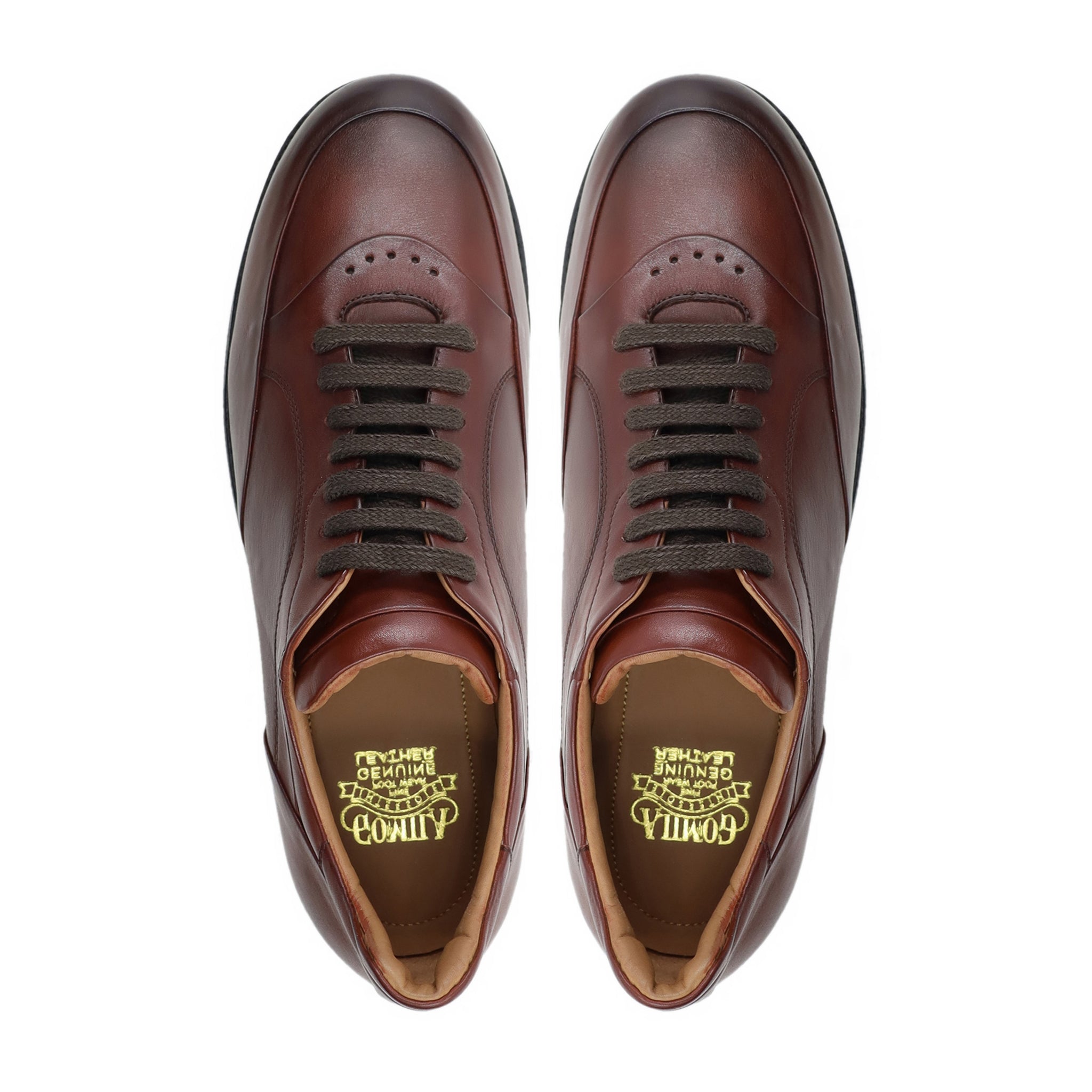 Franco - Men's Brown Calf Leather Jogger