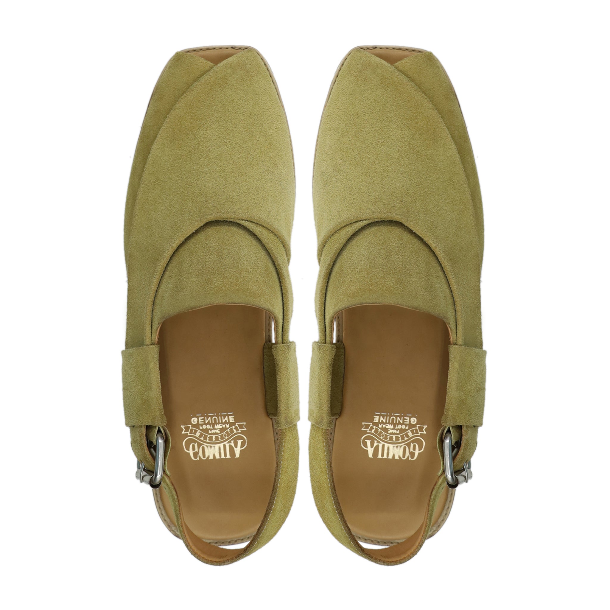 Talix - Men's Camel Kid Suede Sandal