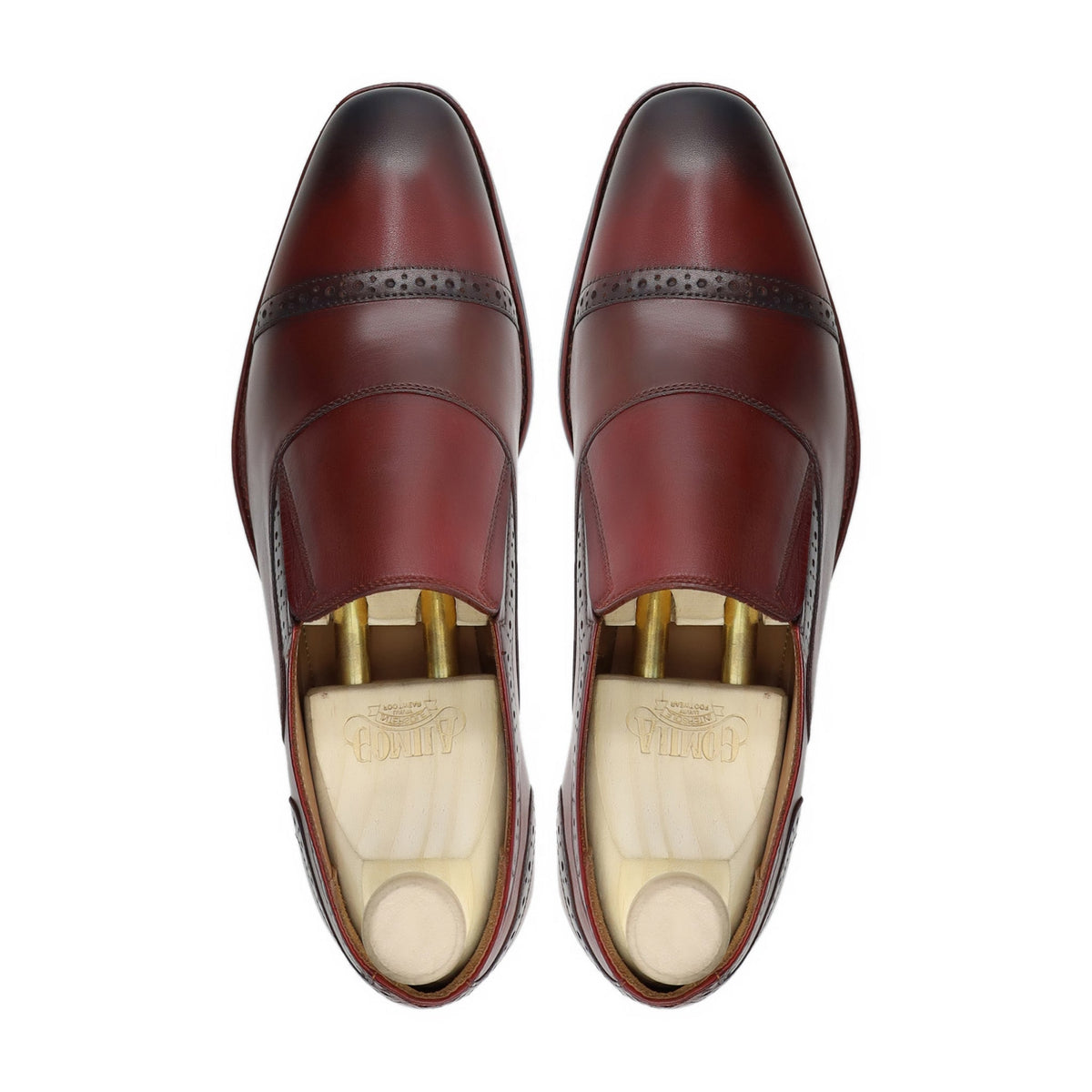 Rubidion - Men's Oxblood Calf Leather Loafer