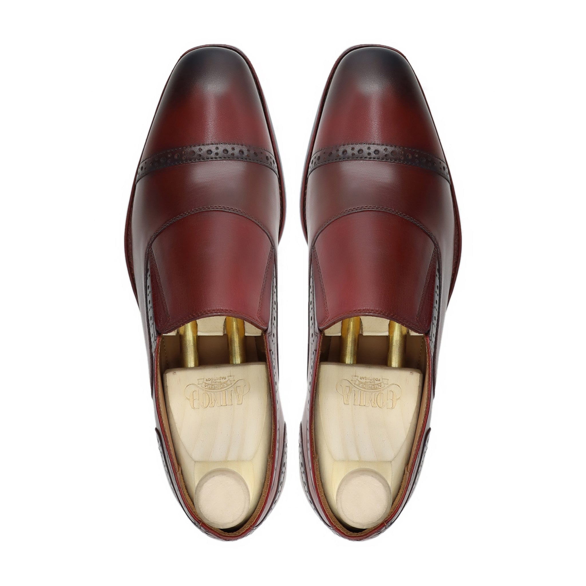 Rubidion - Men's Oxblood Calf Leather Loafer