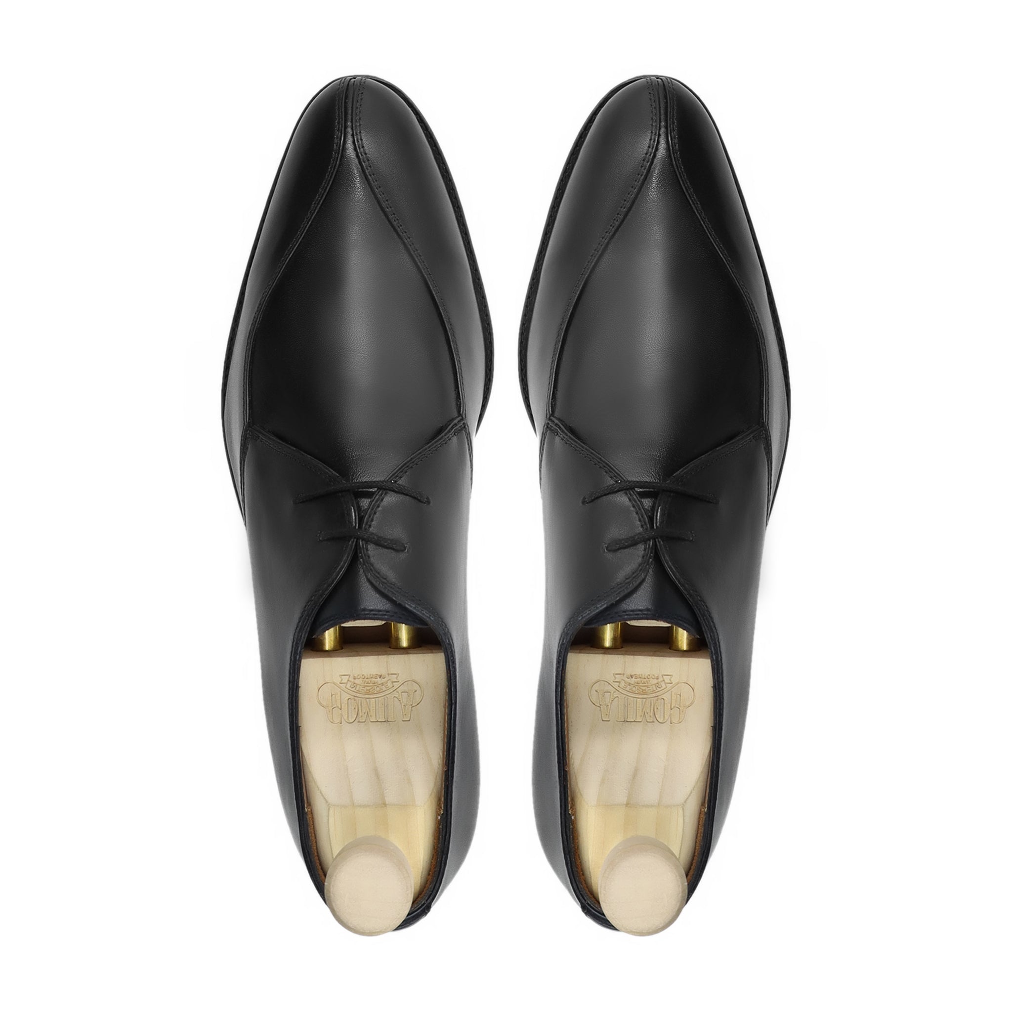 Vanak - Men's Black Calf Leather Derby Shoe