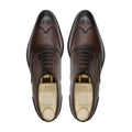Dubnix - Men's Wooden Brown Calf Leather Oxford Shoe - Goodyear Welted