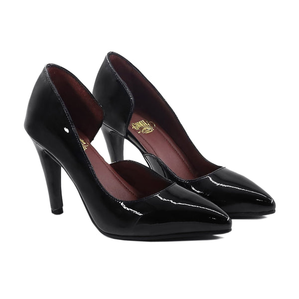 Hosea - Ladies Black Patent Leather Heels