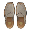 Maled - Men's Steel Grey Kid Suede Sandal