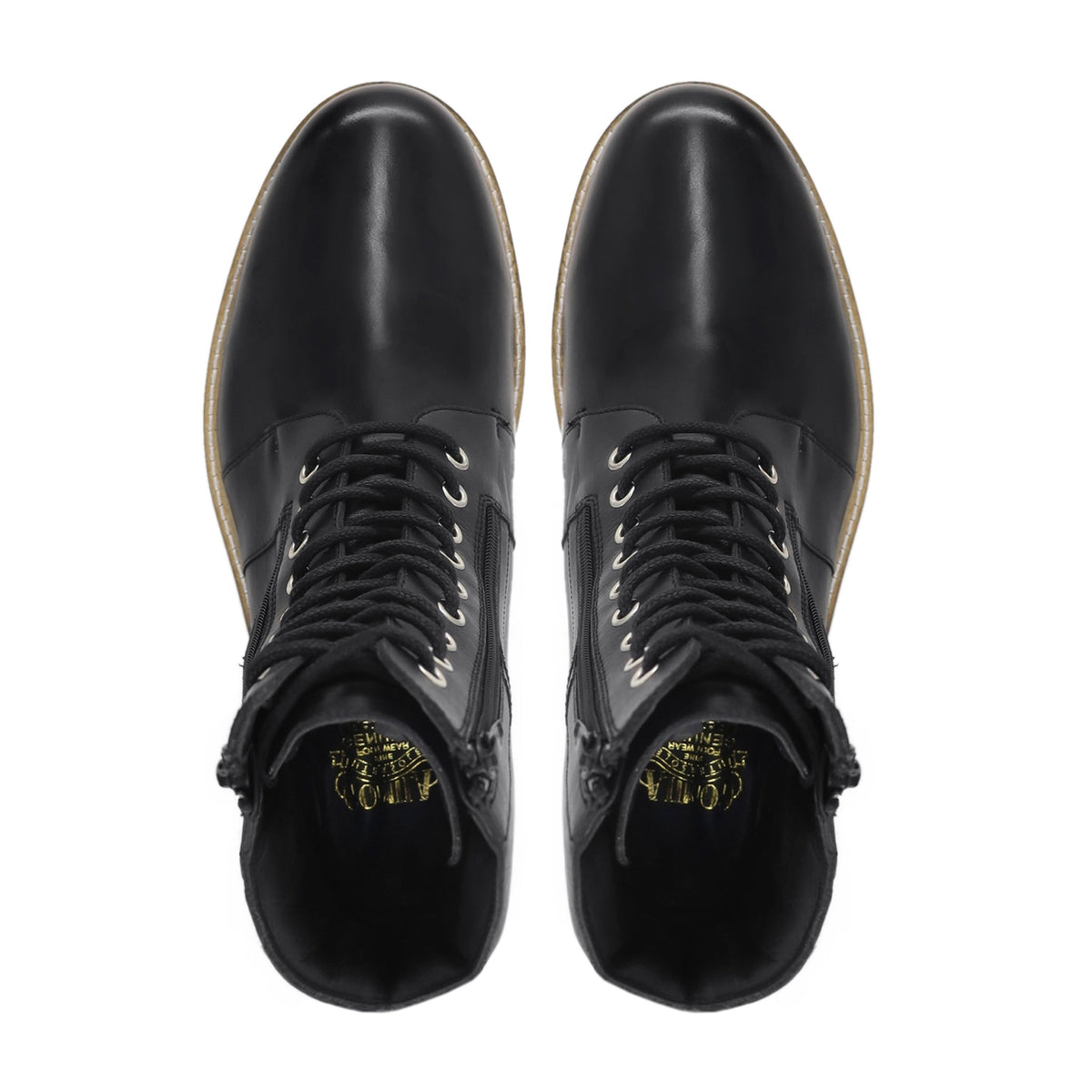 Clemz - Men's Black Calf Leather Boot