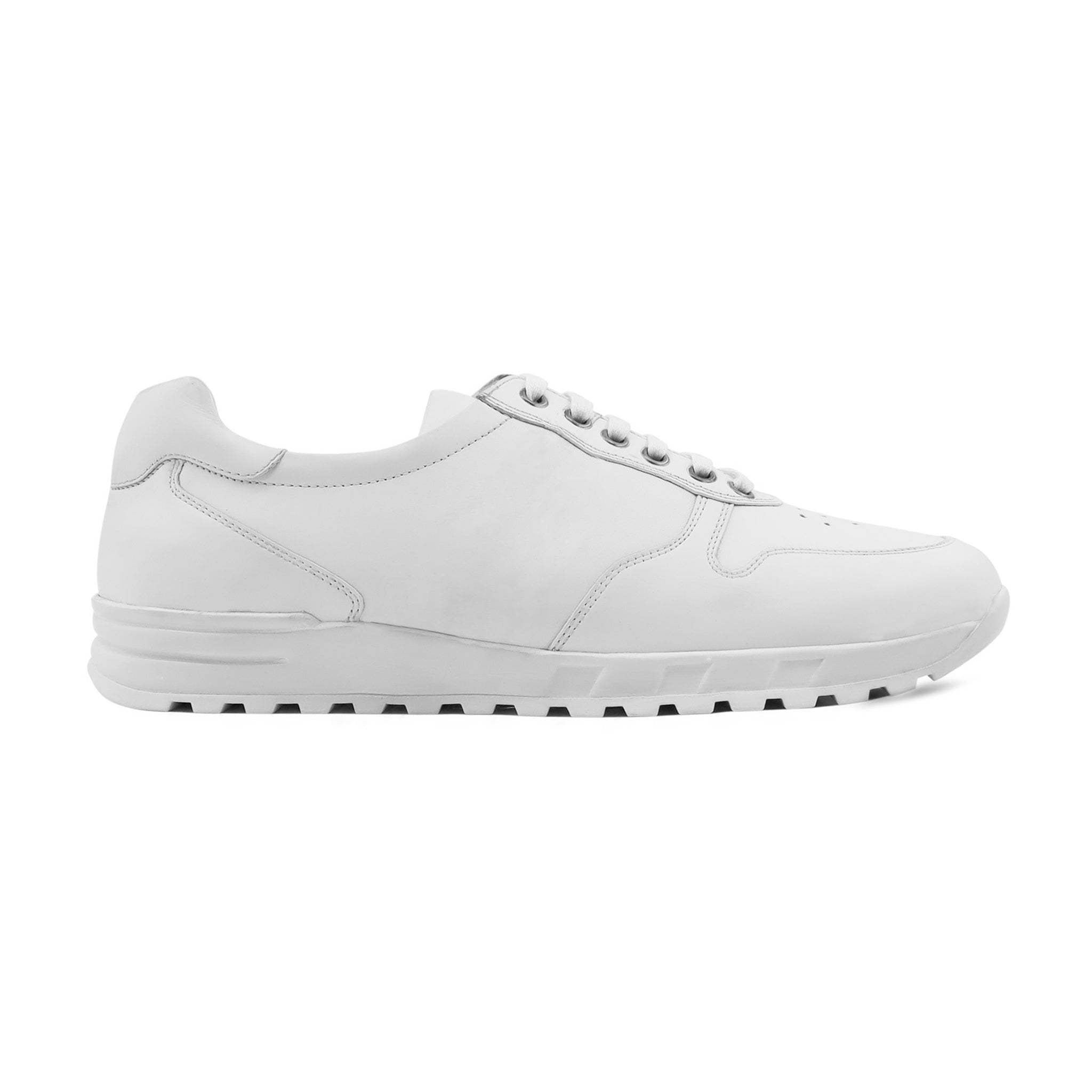 Fauna - Men's White Calf Leather Jogger