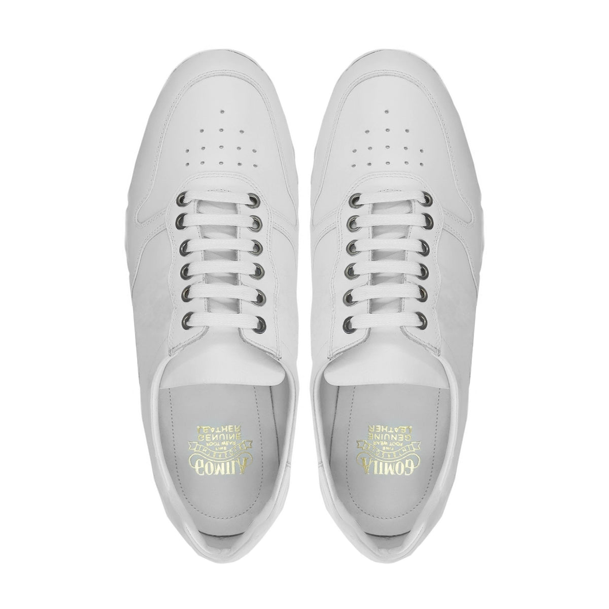 Fauna - Men's White Calf Leather Jogger