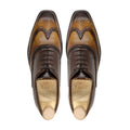 Harvana - Men's Burnished Tan Brown Calf Leather Oxford Shoe - Goodyear Welted