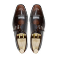 Strombus - Men's Burnished Brown Calf Leather Single Monkstrap