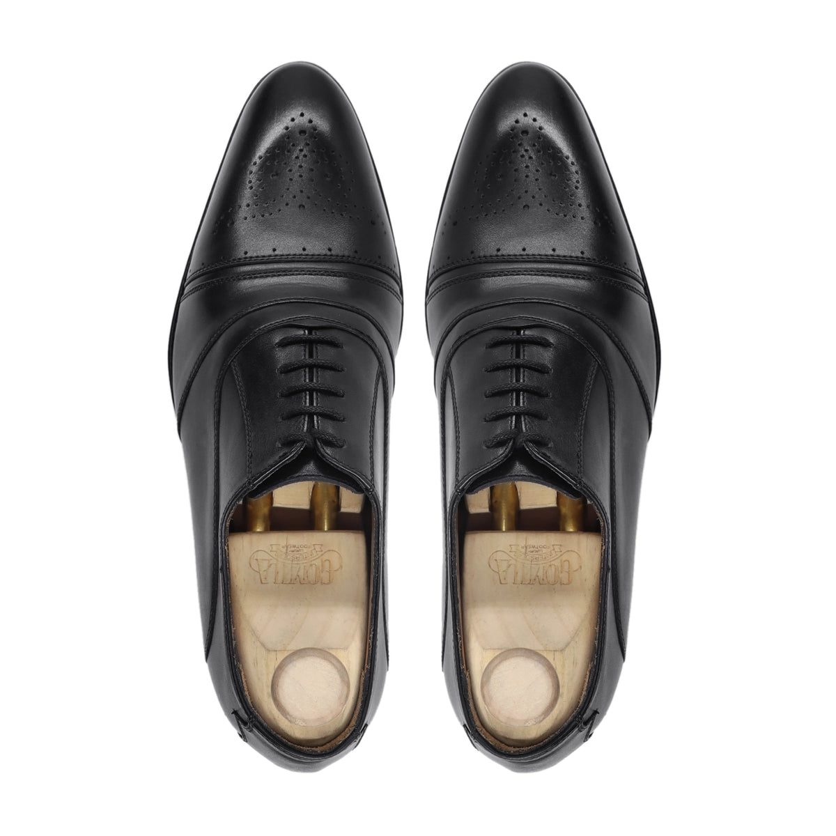 Danika - Men's Black Calf Leather Oxford Shoe