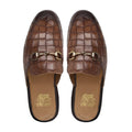 Percival - Men's Burnished Brown Calf Leather Slipper
