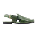 Willis - Men's Green Calf Leather Sandal