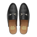 Portzone - Men's Black Calf Leather Slipper