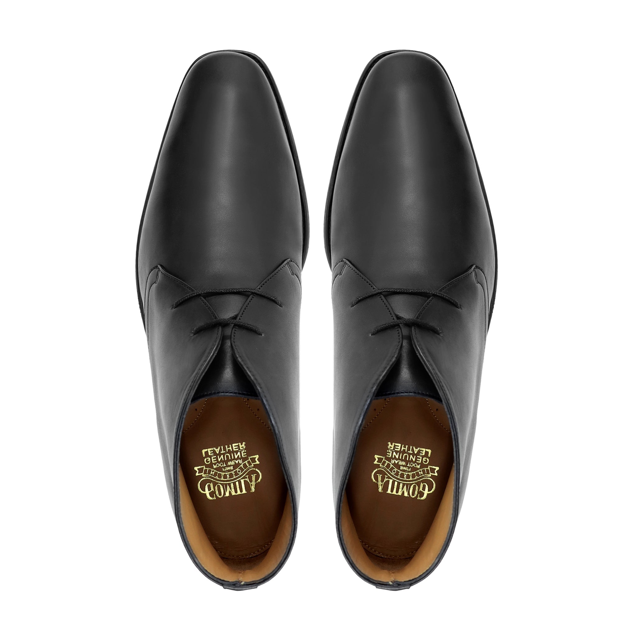 Katow - Men's Black Calf Leather Chukka Boot