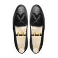 Minsk - Men's Black Calf Leather and Kid Suede Loafer