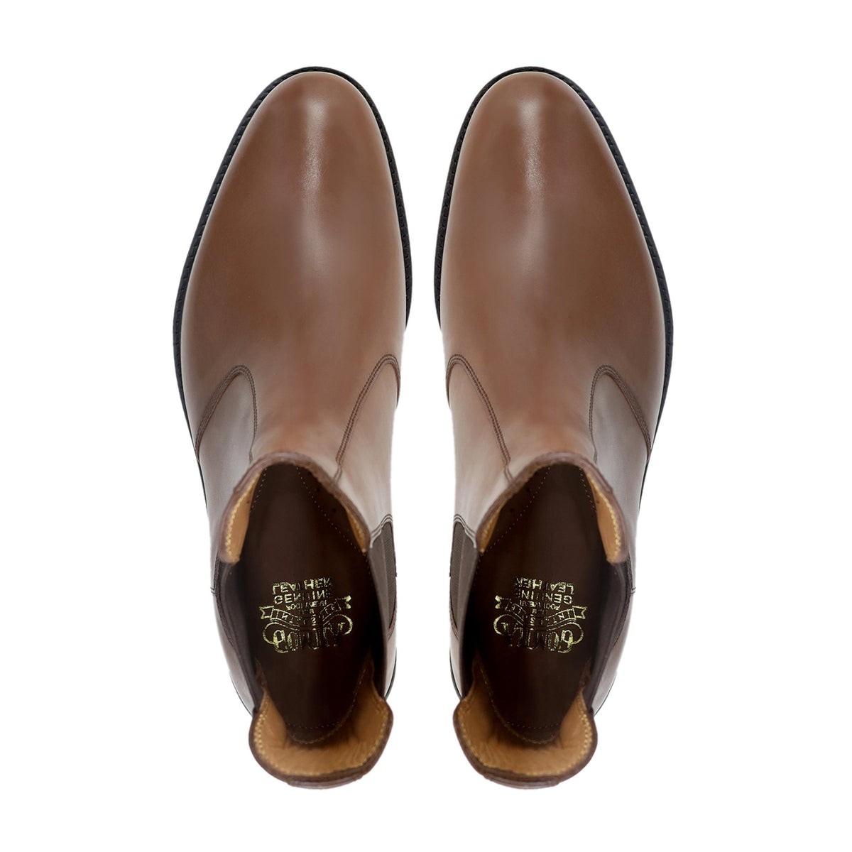 Jamsa - Men's Light Brown Calf Leather Chelsea Boot