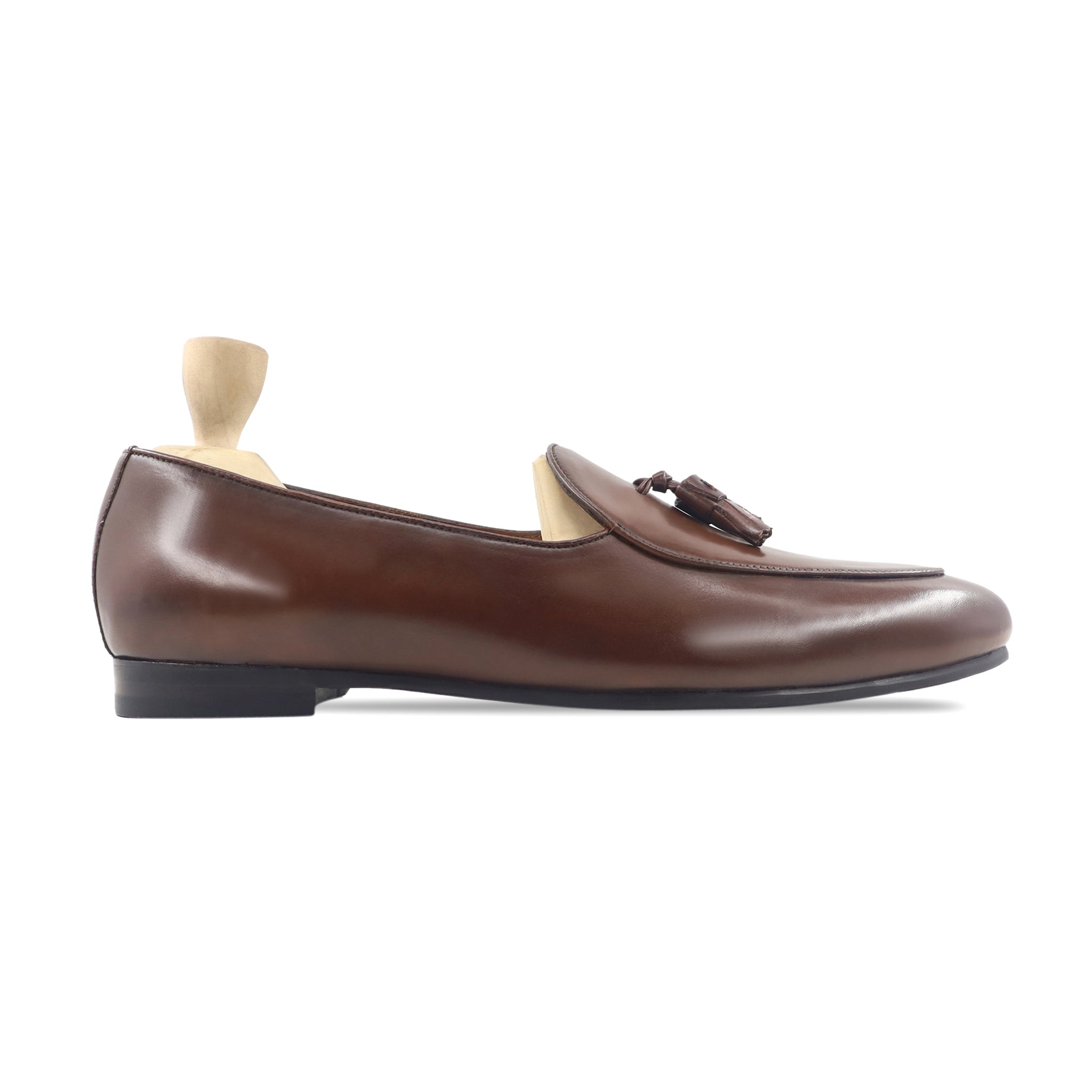 Mahlon - Men's Brown Calf Leather Loafer