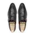 Helsingborg - Men's Black Calf Leather Single Monkstrap