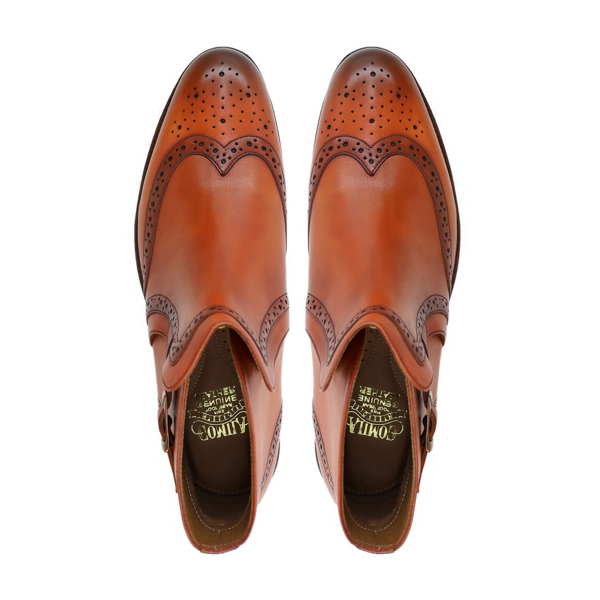 Pastav - Men's Busnish Tan Calf Leather Jodhpur