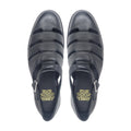 Mayra - Men's Black Pebble Grain Sandal