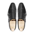 Namur - Men's Black Calf Leather Double Monktrap