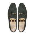 Grimsle - Men's Olive Green Kid Suede Loafer