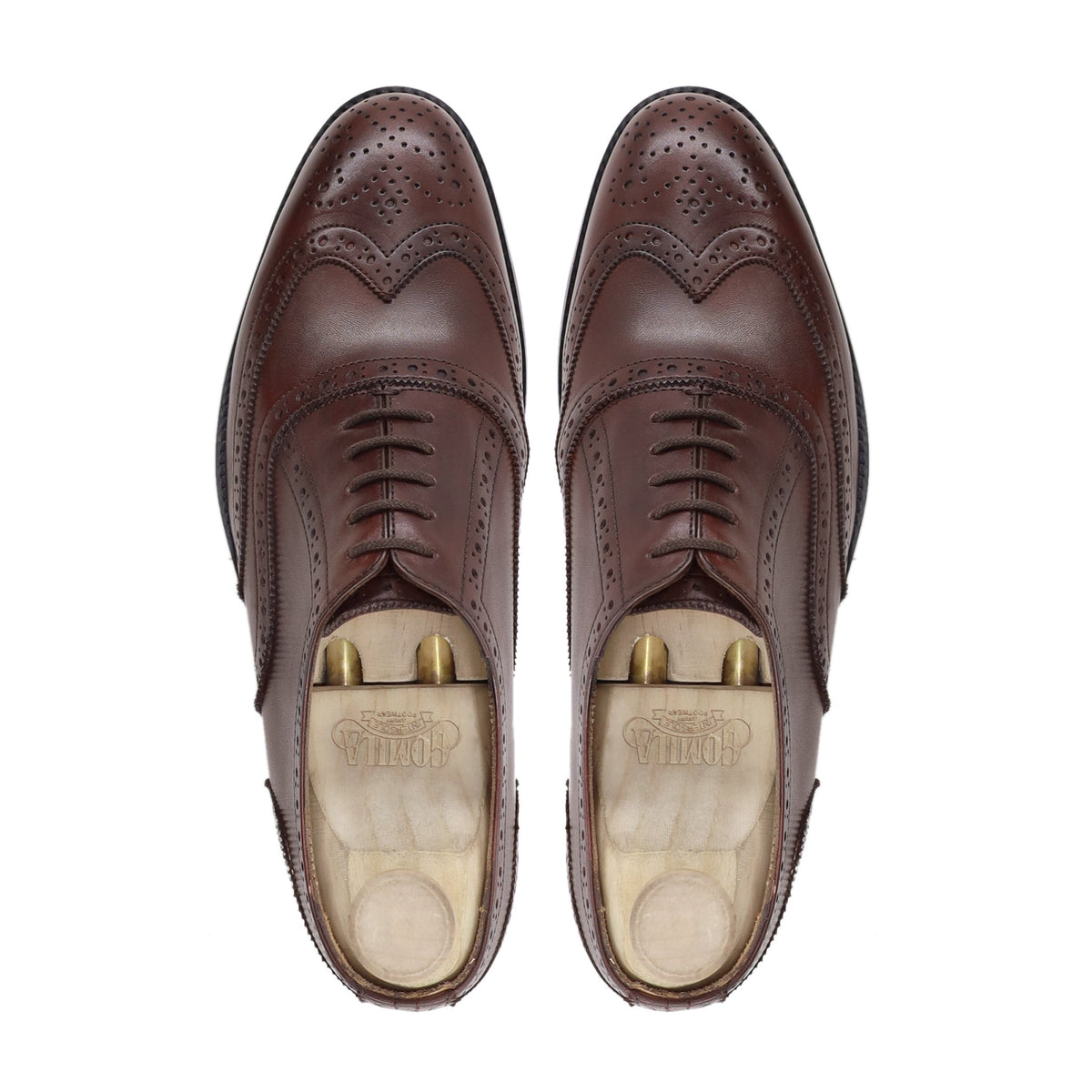 Marvel - Men's Brown Calf Leather Oxford Shoe