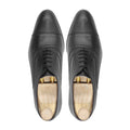 Bregenz - Men's Black Pebble Grain Leather Oxford Shoe