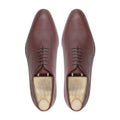 Bauska - Men's Oxblood Pebble Grain Leather Wholecut Shoe