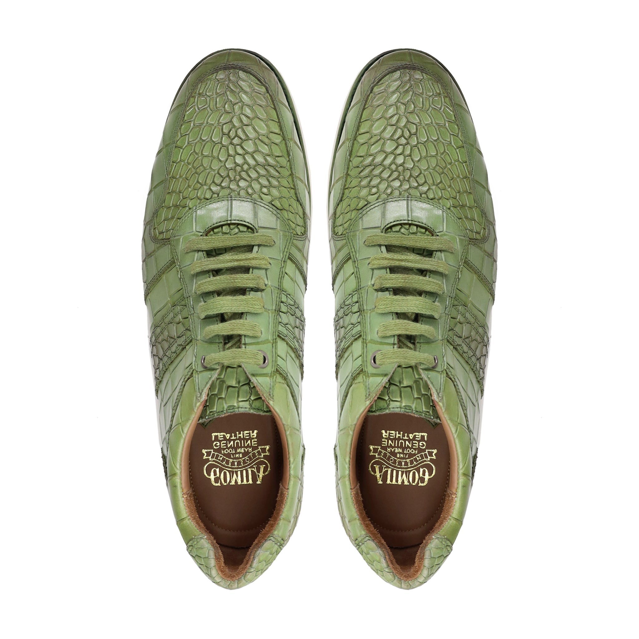 Rattenberg - Men's Green Calf Leather Jogger