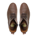 Matti - Men's Brown Pebble Grain Leather Boot