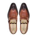 Ilkay - Men's Tan and Dark Brown Calf Leather Loafer