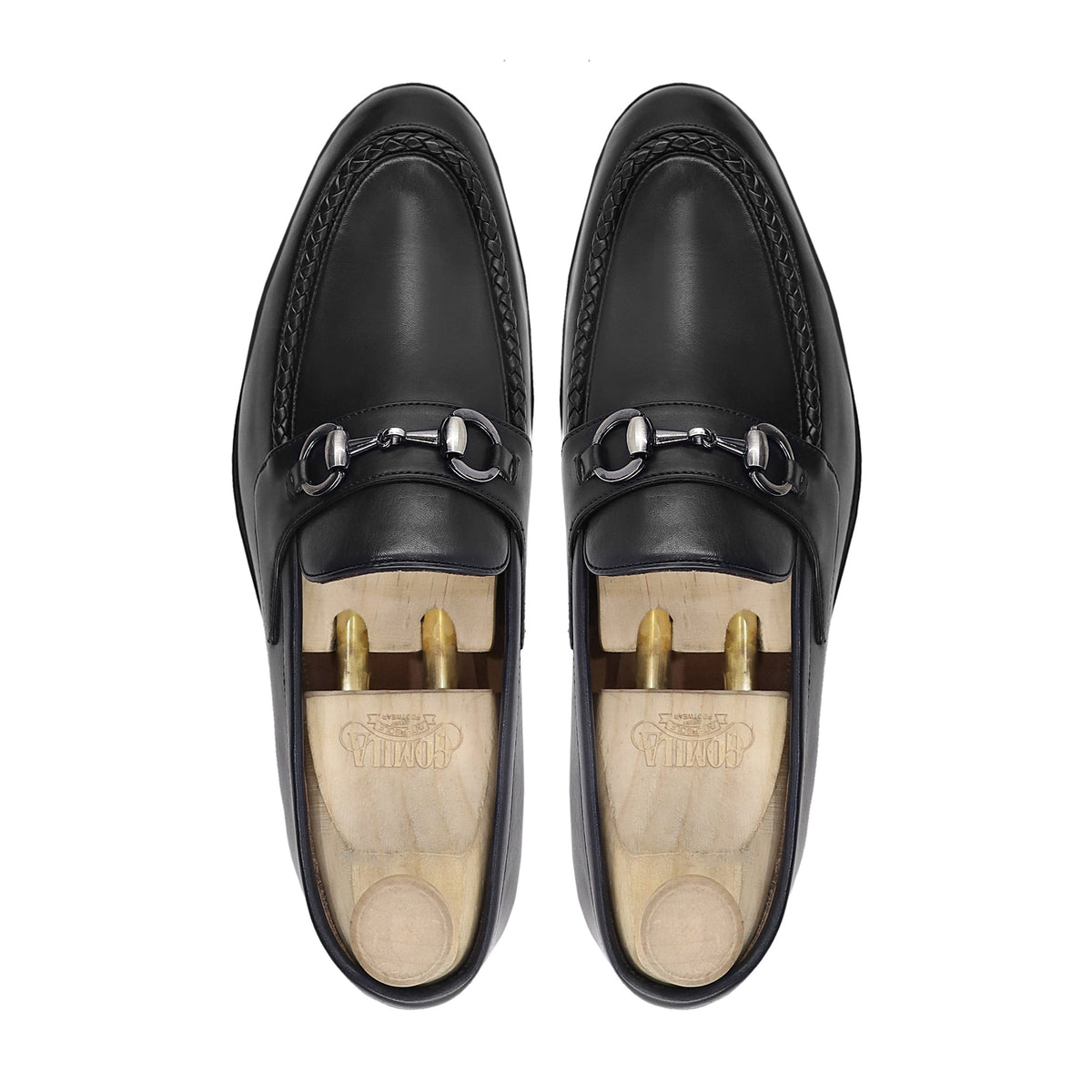 Damla - Men's Black Calf Leather Loafer