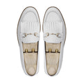 Deniz - Men's White Calf Leather Loafer